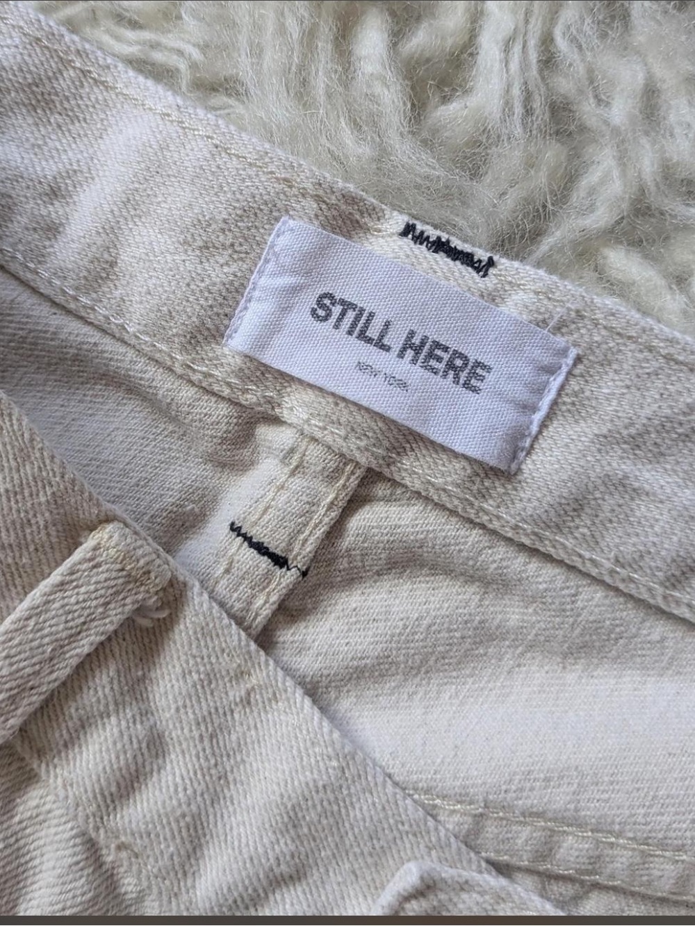 RARE Still Here Linen Walker Rainbow Jeans - Picture 6 of 7